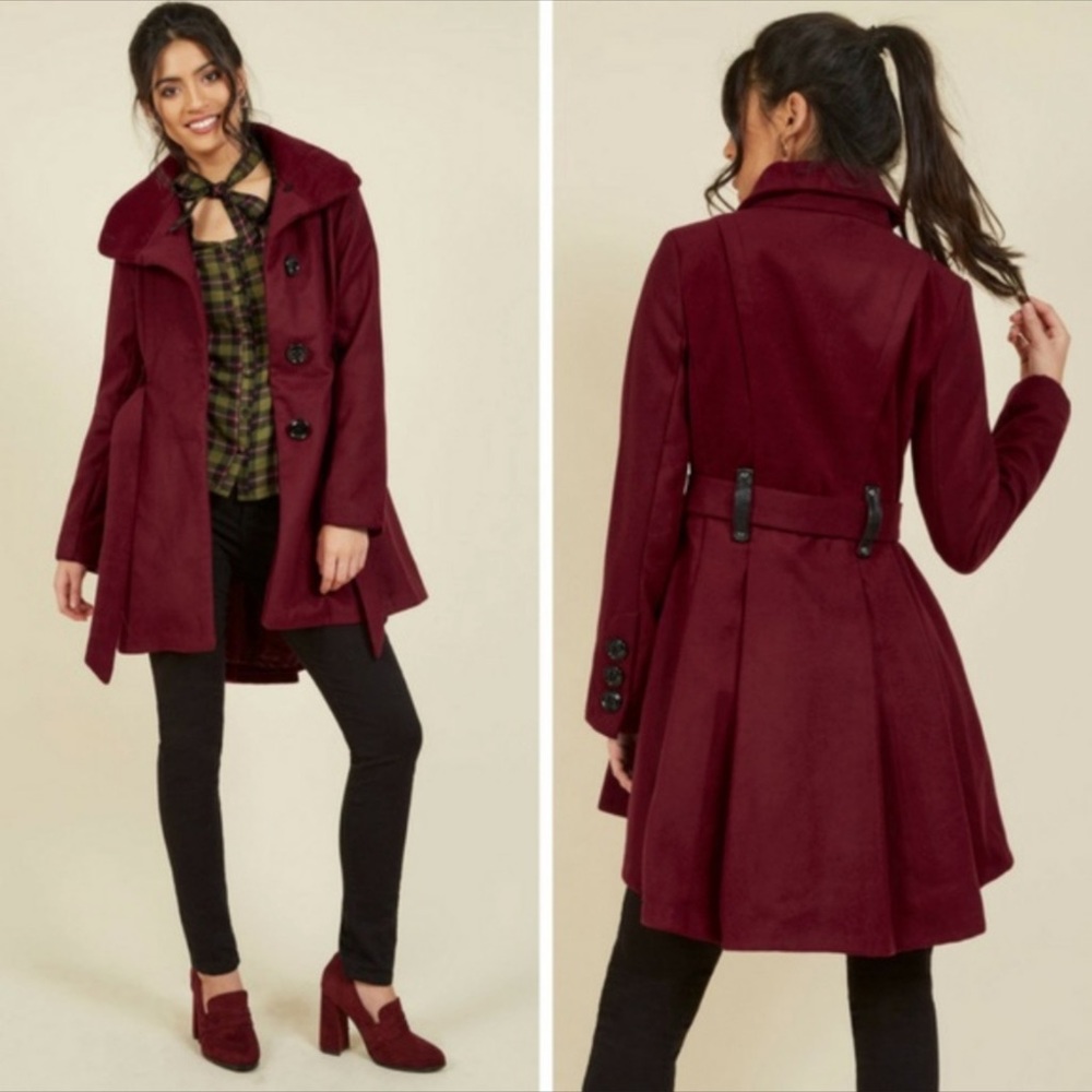 Steve Madden by ModCloth Winterberry Tart Coat